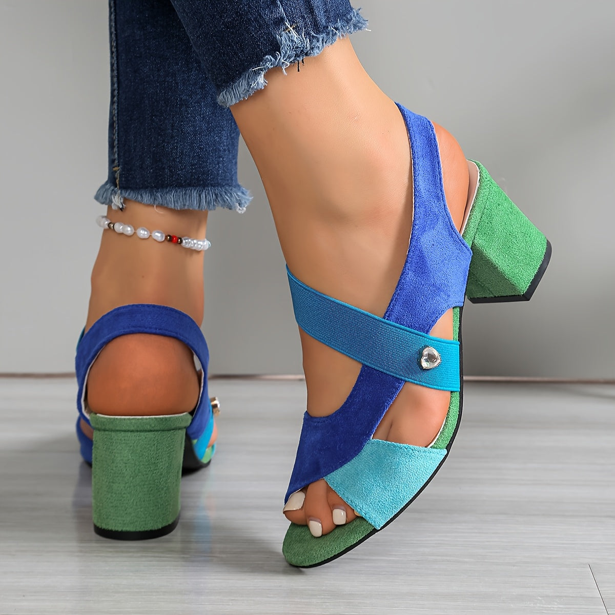 Stepora | Strappy Comfort High Heels