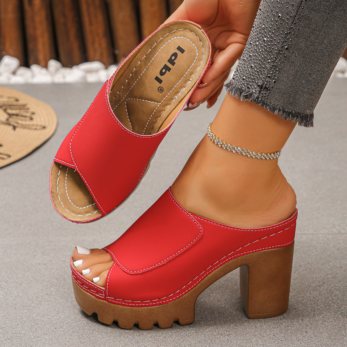 Solance | Chunky Comfort Heels
