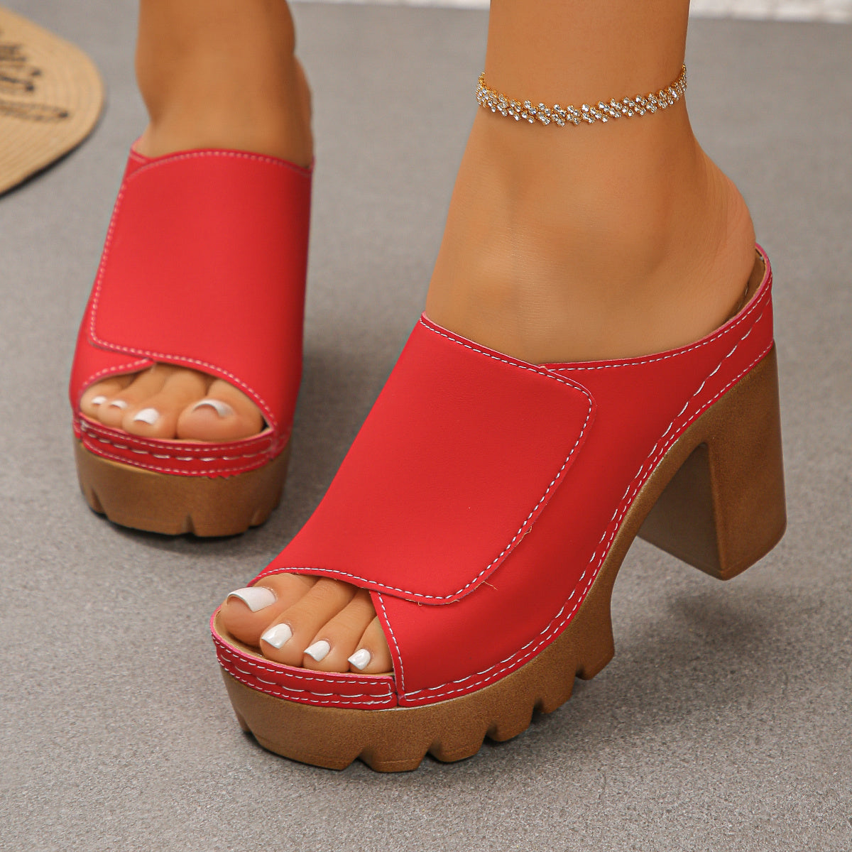 Solance | Chunky Comfort Heels