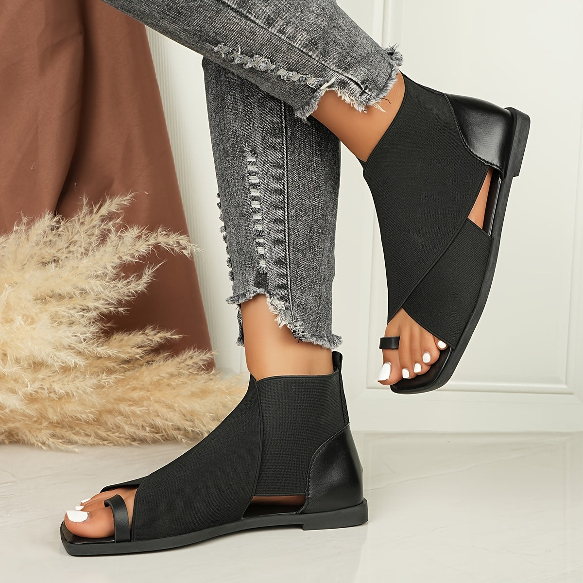 Comfella | Platform Toe Sandals