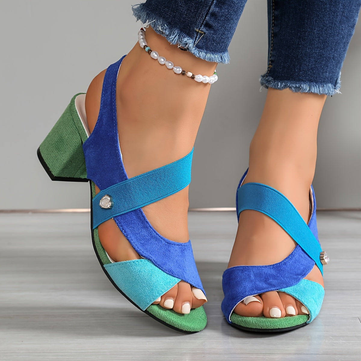 Stepora | Strappy Comfort High Heels