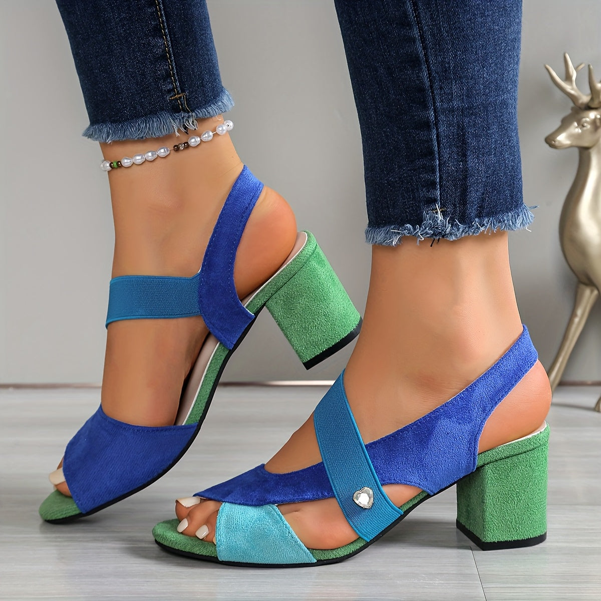 Stepora | Strappy Comfort High Heels