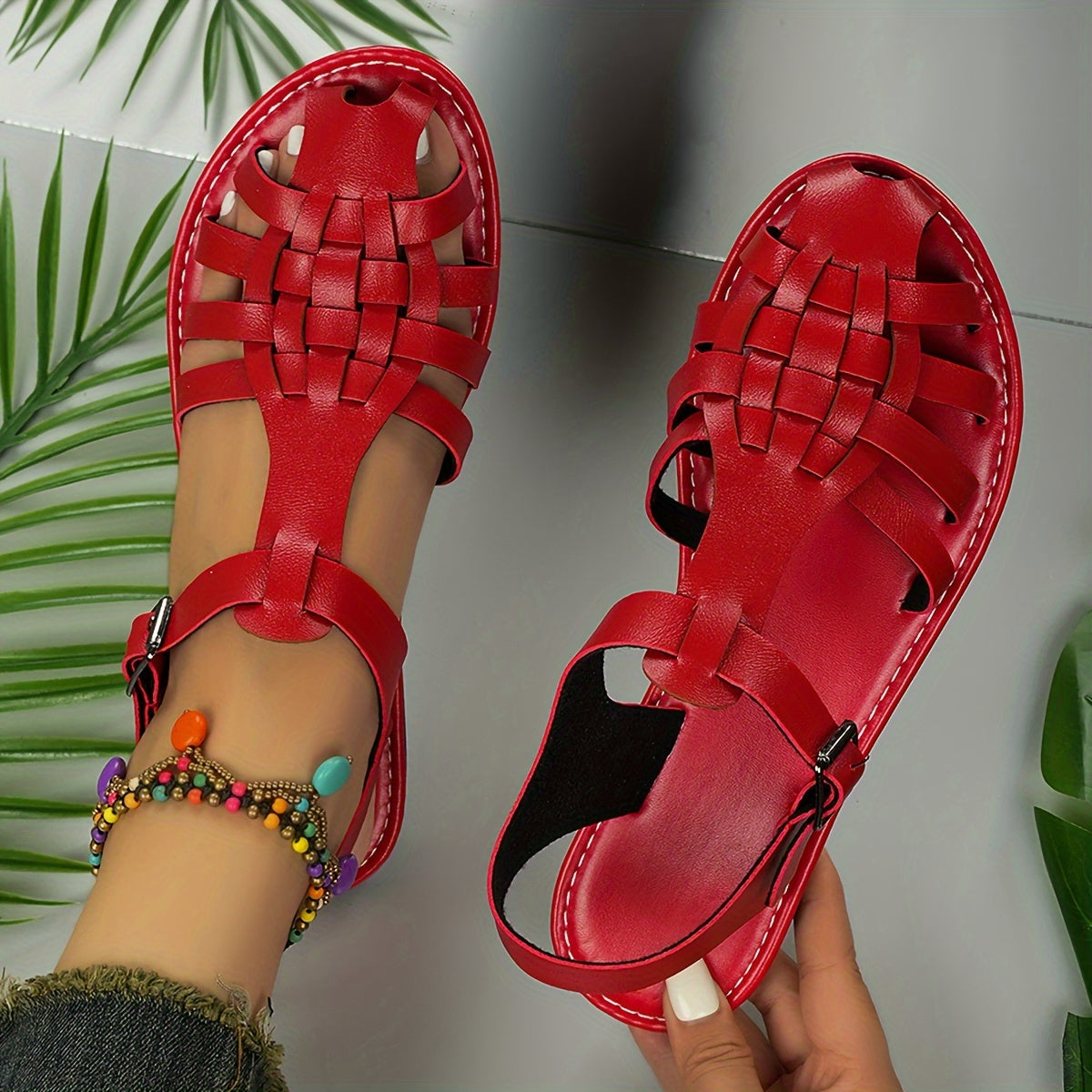 Aurelle | Woven Comfort Sandals