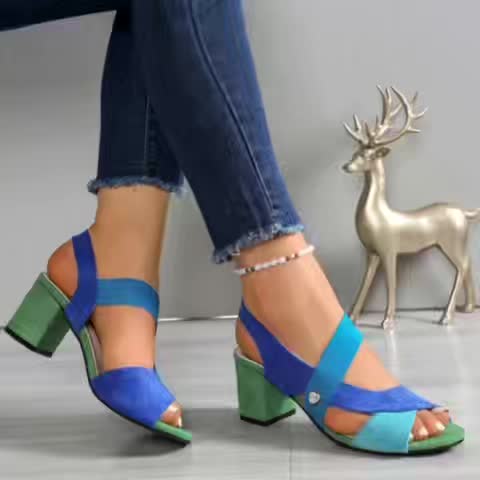 Stepora | Strappy Comfort High Heels