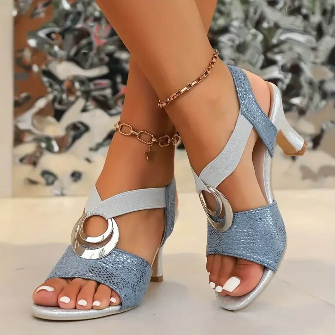 Novelia| Block Heel Sandals