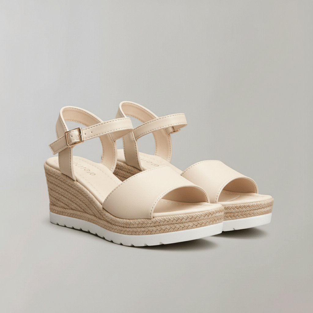 StepLuna | Wedge Sandals with Ankle Strap