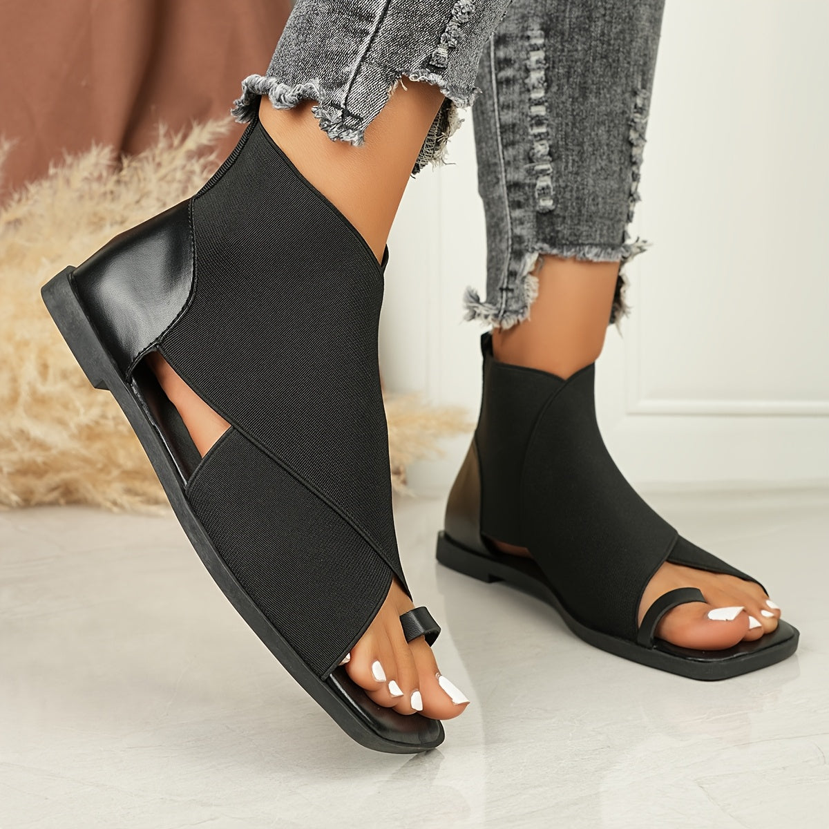 Comfella | Platform Toe Sandals