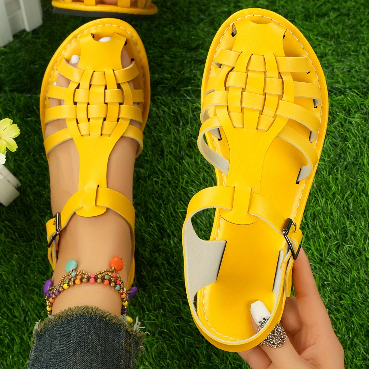 Aurelle | Woven Comfort Sandals