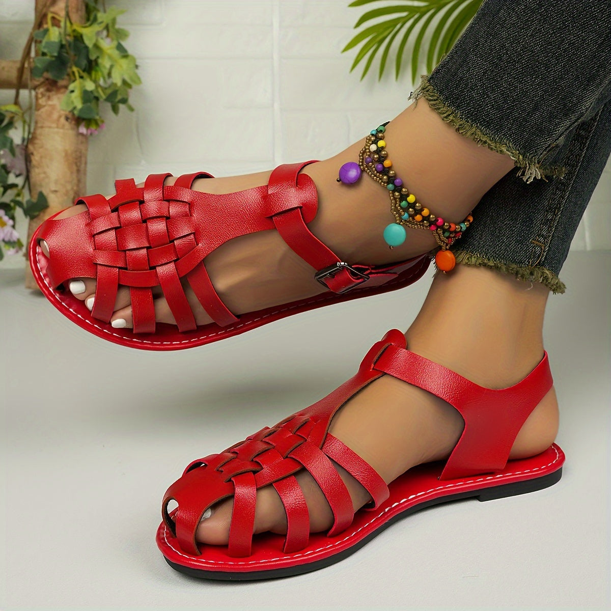 Aurelle | Woven Comfort Sandals